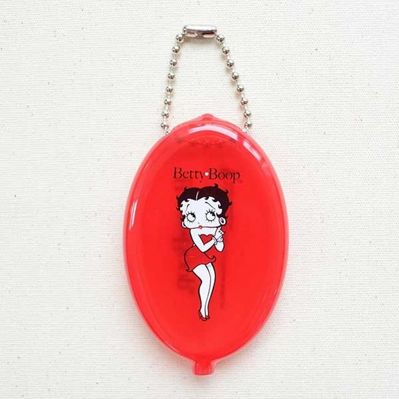 ラバーコインケース ベティブープ Betty Boop クリアレッド 小銭入れ キーホルダー アメリカ製 Rcc 8 通販 Lineポイント最大0 5 Get Lineショッピング