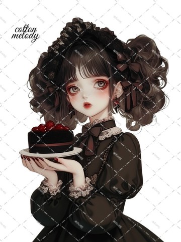 original sticker no.2235 人物貼紙 原創貼紙 原創人物貼紙 裝飾貼紙 cotton melody