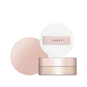 THREE  柔光極致晶透蜜粉 #01 10g 櫻花限定