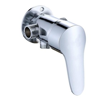 衛生間冷熱水閥熱水器帶上混合閥配件開關混水閥明裝淋浴太陽能