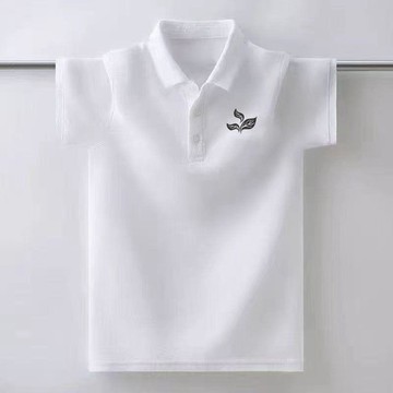 7628 粉絲收藏📎男女童POLO衫兒童短袖T恤夏季校服休閒百搭翻領中大童上衣半袖T9Y1