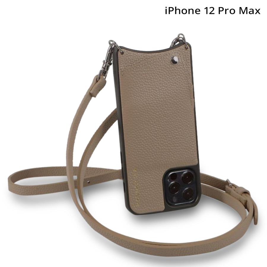 BANDOLIER バンドリヤー iPhone 12 Pro Max ケース スマホ 携帯 ショルダー アイフォン エマ ライトトープ メンズ  レディース ベージュ 10EMM | LINEブランドカタログ