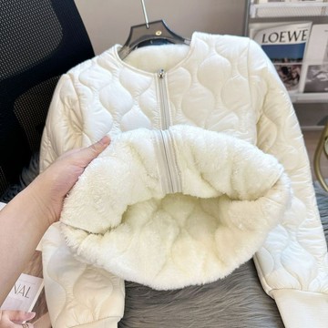 【台灣發貨】加絨內膽衣 夾棉上衣 保暖上衣 东北保暖 加绒内胆棉衣 女加厚值班打底棉袄修身防寒棉服冬 內搭保暖衣