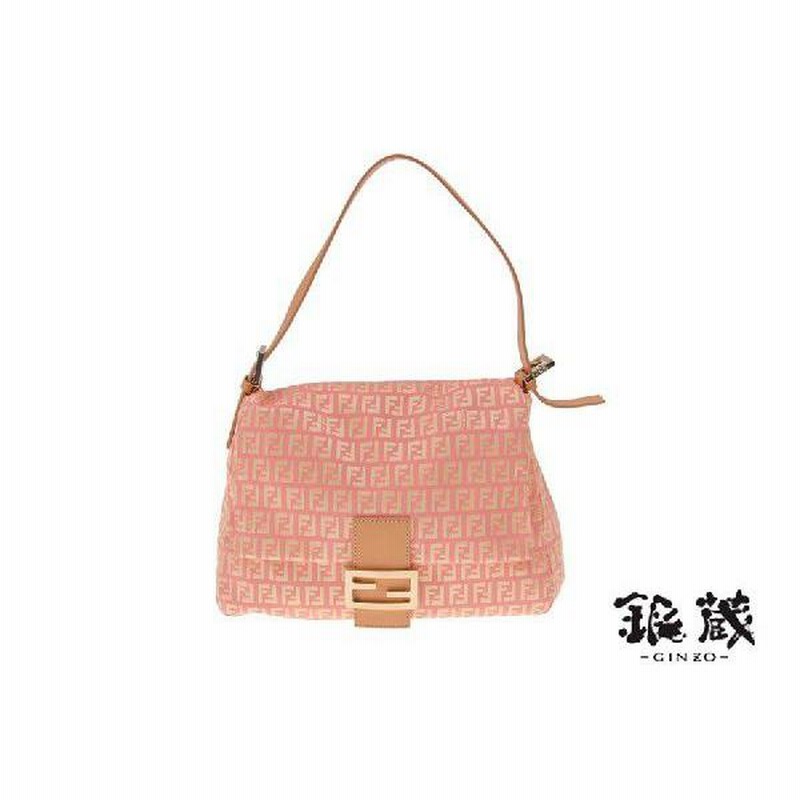 爆売り！】 pino♡ ズッカ柄 バッグストラップ ピンク色 FENDI 小物 