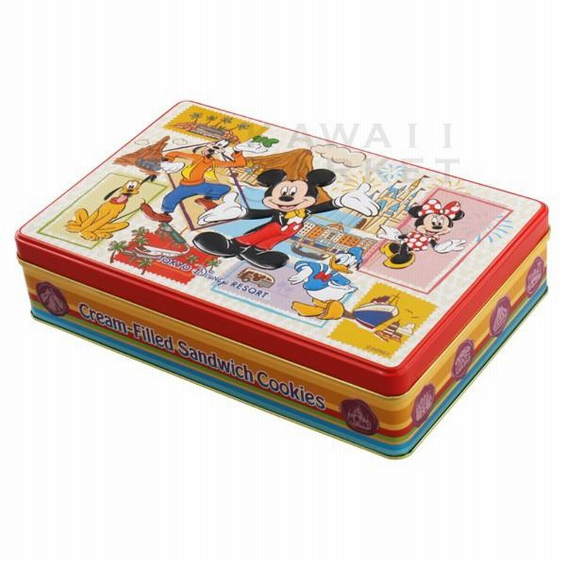 クリームサンドクッキー 缶入り ミッキー ミニー ドナルド ディズニーランド ディズニーシー お土産 プレゼント お菓子 焼菓子 通販 Lineポイント最大0 5 Get Lineショッピング