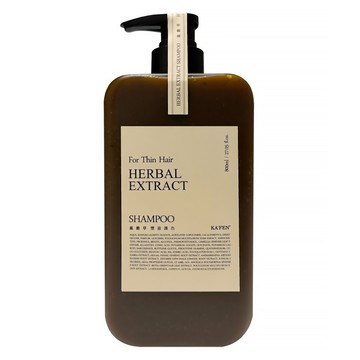 KA'FEN 卡氛 療癒草本 龍膽草豐盈護色洗髮精  800ml  1瓶