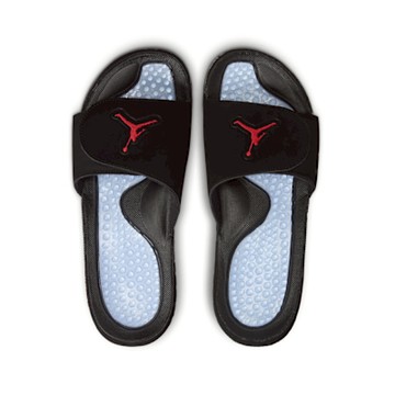 Nike Jordan Hydro V Retro 男鞋 黑紅色 休閒 魔鬼氈 運動 拖鞋 555501-061