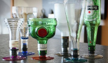 美國Bottle玻璃瓶cutting切瓶器Cutter切割割器 玻璃瓶切割器 把廢空瓶變身成杯子酒瓶變身玻璃切割器