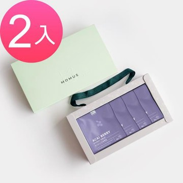 MOMUS 美顏禮盒組- 巴西莓錠8包 (36錠X4包/盒．2入)