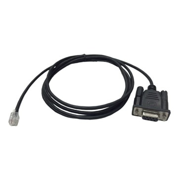 易控王 1.5M RJ11公(4P4C)轉RS232母轉接線 (40-750-08)