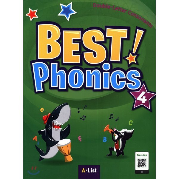 Best Phonics 4: Double Letter Consonants (Student Book with App：音声ダウンロード式)