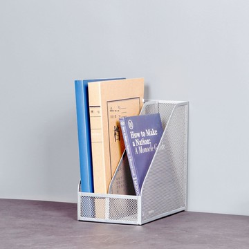 金屬桌面雜志盒雜志架盒辦公用品辦公室鐵網文件架金屬質感