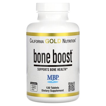 California Gold Nutrition, Bone Boost 含鈣、鎂、維生素 C 和鉀，120 片