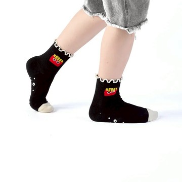 【Change Tone 襪子專賣店】烤棉花糖〈黑/兒童款〉