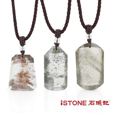 石頭記 水晶項鍊-綠幽靈水晶-幻象仙境