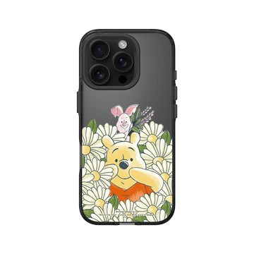iPhone 16 Pro Clear 酷墨灰 - 迪士尼-小熊維尼 Disney Winnie The Pooh - 小豬和維尼
