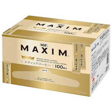 AGF MAXIM Stick 咖啡 冷凍乾燥製法 即沖即飲 攜帶便利  2g  100條  1盒