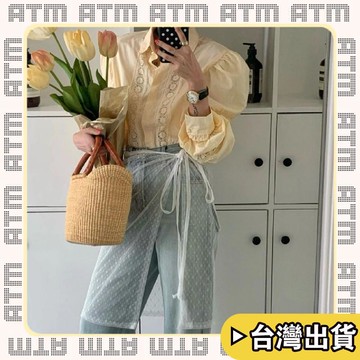 🔥臺灣出貨🔥可開發票✅輕飾時光韓國繫帶蕾絲透視屁簾一片紗裙花邊小衆綁帶搭配圍裙半身裙新款