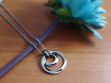 idoido我願意。無限圓形白鋼長墬鍊  男墬鍊 不怕水不變色