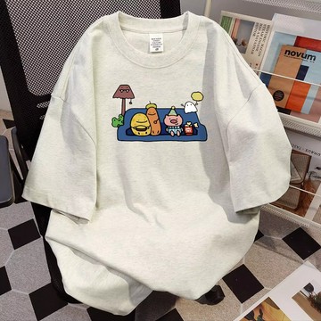 巨巨巨喜歡！短袖 上衣 卡通短袖 可愛上衣 正韓短袖 可愛穿搭 日系復古 閨蜜裝 精品短袖 學院風上衣 休閒上衣