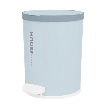 軟糖緩降踏式垃圾桶 5L 1個  圓形 顏色隨機  小 265 x 226 x 295mm