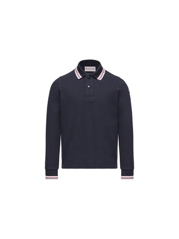 moncler long-sleeved polo shirt