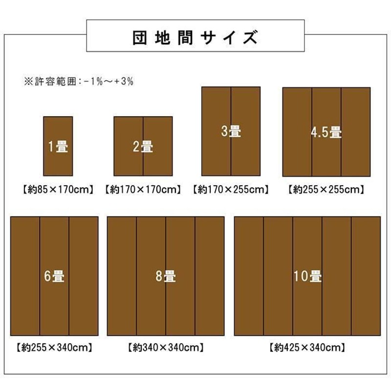 い草 風 ござ カーペット 上敷き ラグ 日本製 本間1畳 京間 95.5×191cm