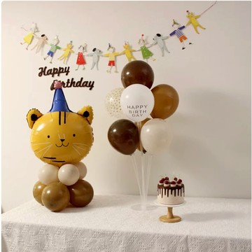 ❤隔日到貨❤  生日 生日佈置 貓咪氣球 氣球桌飄 氣球 氣球佈置 生日裝飾 佈置 慶生 慶生佈置 派對佈置 派對慶生