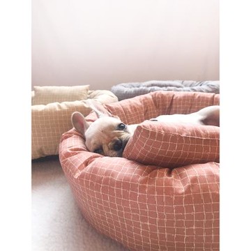狗窩四季通用可拆洗狗窩深度睡眠小型犬泰迪柯基不沾毛貓窩ins風