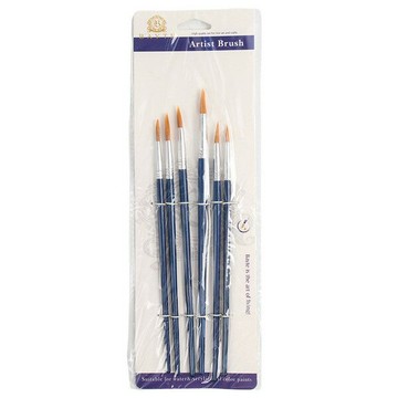 6入黃毛 藍桿水彩筆 (中號圓頭)/一袋20組入(一組6支)(定45) AA5936-AA3736【APP滿額下單10%點數(單一帳號最高1000點)】4/30止