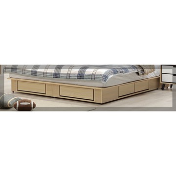 【唯熙傢俱】雷莎原木色6尺抽屜床底