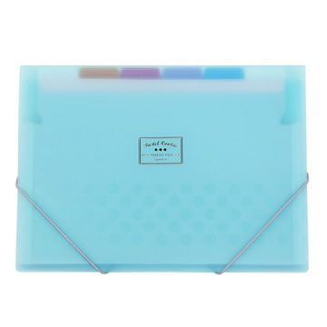 蝦皮隔日到貨 KOKUYO Pastel Cookie NOViTA-R薄型風琴夾7層 A4-藍 墊腳石購物網