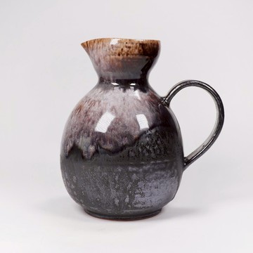 明芽窯 l 雙掛白萩釉古銅釉分裝壺牛奶盅 H2