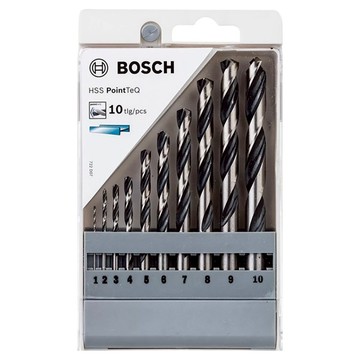 BOSCH 博世 台灣公司貨 金屬鑽頭組 10支  1組