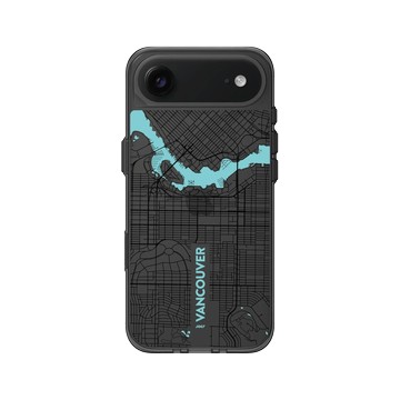 iPhone Air Clear (相機按鈕) 酷墨灰 - JOCR - Vancouver (Black Logo)