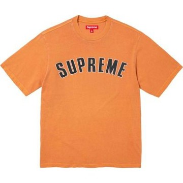 SUPREME CRACKED ARC S/S TOP ORANGE SUP-459