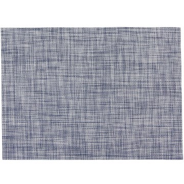 NOW 編織長方餐墊  深藍色  1個  45cm