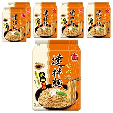 義美 速拌麵 麻油爆薑 120g  18包