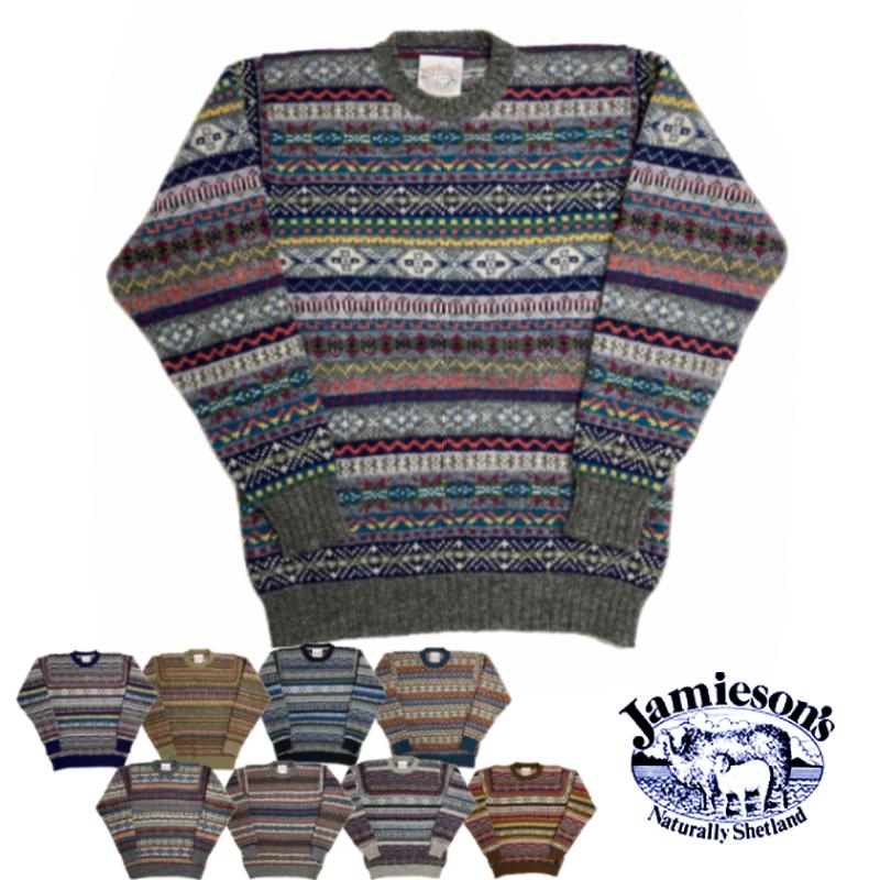 JAMIESON'S(ジャミーソンズ)【MADE IN ENGLAND】 ALL OVER FAIRISLE