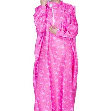 PEANUTS 史努比 兒童尼套頭式背包雨衣 身高141~155cm適用  紅色  L