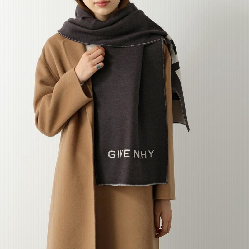 GIVENCHY ジバンシィ マフラー 35×180 GV3518 J4546 レディース シルク 