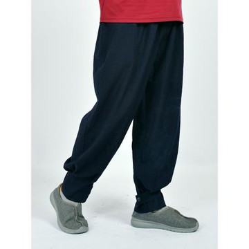 廈梵夏季禪修褲苧麻男女寬松打坐僧服收口禪意居士夾棉免綁腿僧褲