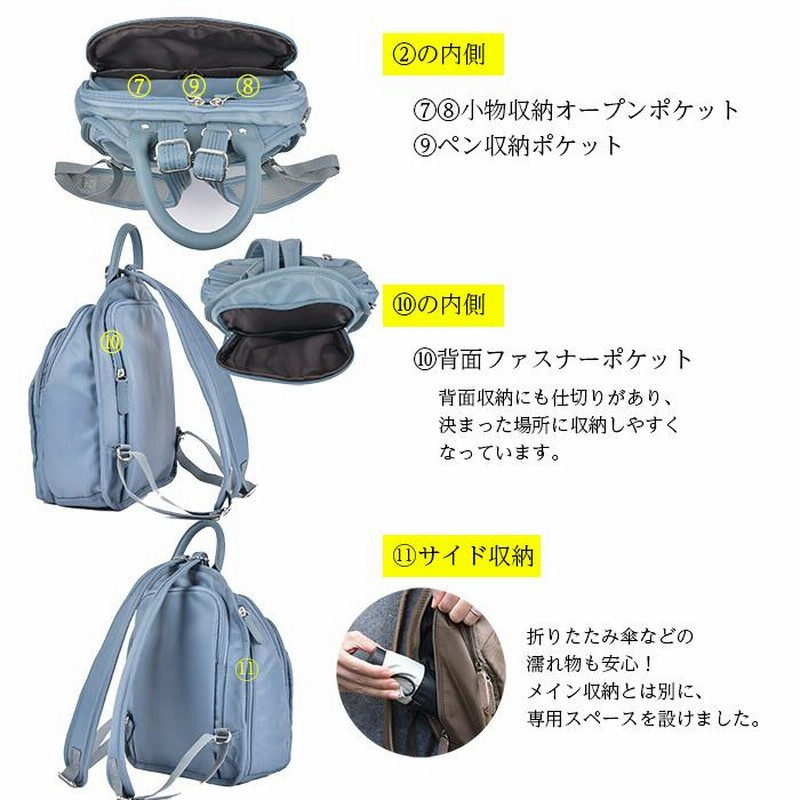 新品 [マドモアゼルザザ] 多機能 ジャガード リュック ナイロン 軽量 グレー Amazon.co.jp: [MADEMOISELLE ZAZA] [マドモアゼルザザ] 多機能