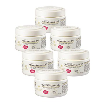 澳洲GM 夏威夷果油滋養嫩膚霜含維他命E(250g) 6入組 即期品-2026年8月到期