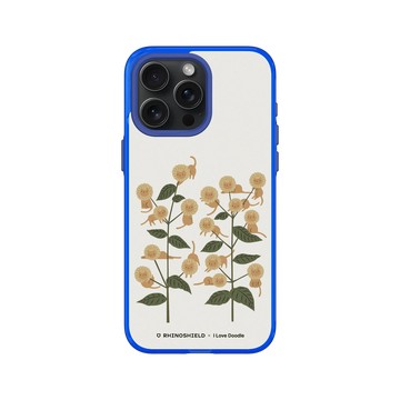 iPhone 15 Pro Max Clear 激光藍 - ilovedoodle (Lim Heng Swee) - Cat and Plant - 喵喵樹