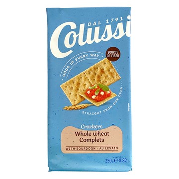 《Colussi》義大利可露希蘇打餅(全麥味)250g
