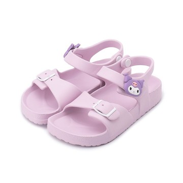 酷洛米 魔鬼氈涼鞋 紫 中童鞋