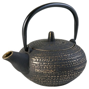 ibili Osaka 鑄鐵濾茶壺  墨金色  400ml  1個