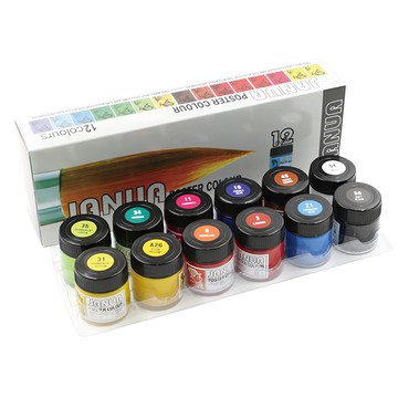 JANUA 老人牌廣告顏料(30ml) 套裝  12色