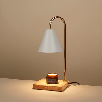 D&M 香氛蠟燭融蠟燈 象牙白